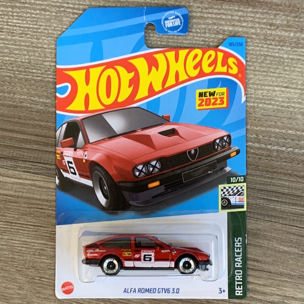 Hot Wheels Alfa Romeo GTV6 3.0 Red Car HW Retro Racers Mattel HotWheels 🆕 2023